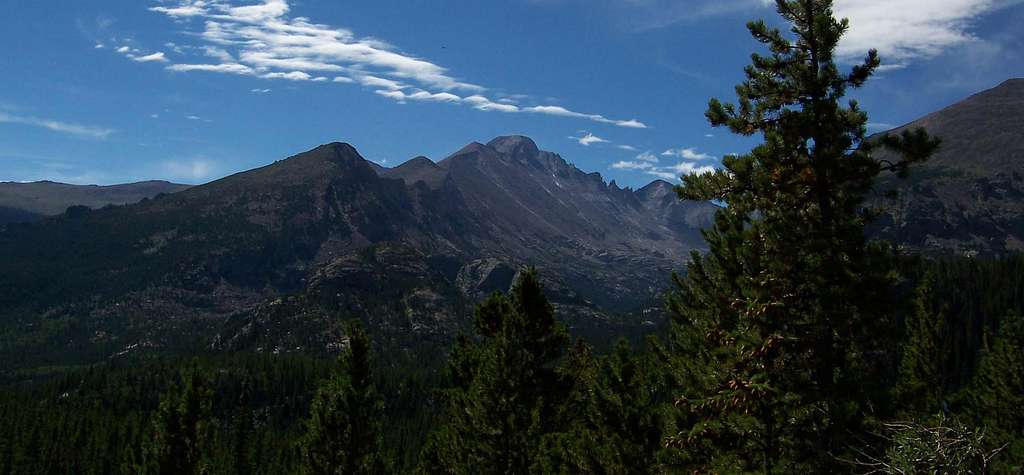 Longs Peak From Emerald Lake Trail