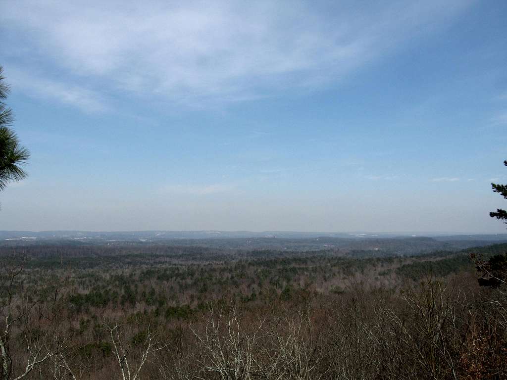 View near the summit of Oak Mountain