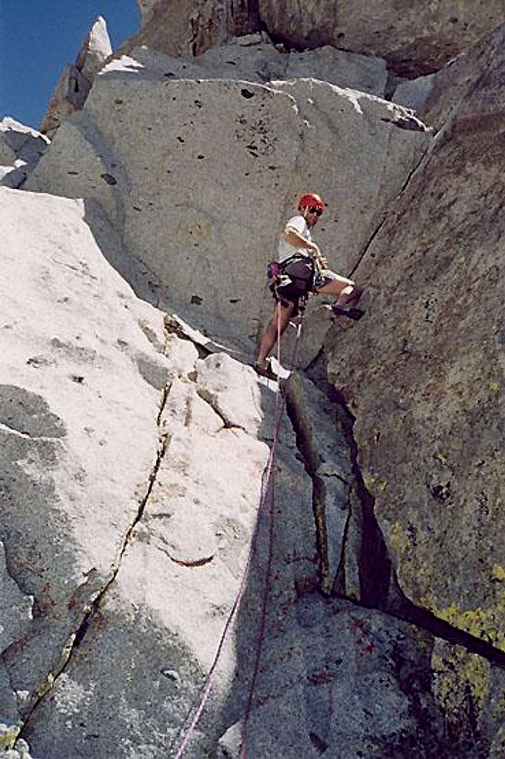 Reese Martin on the crux...