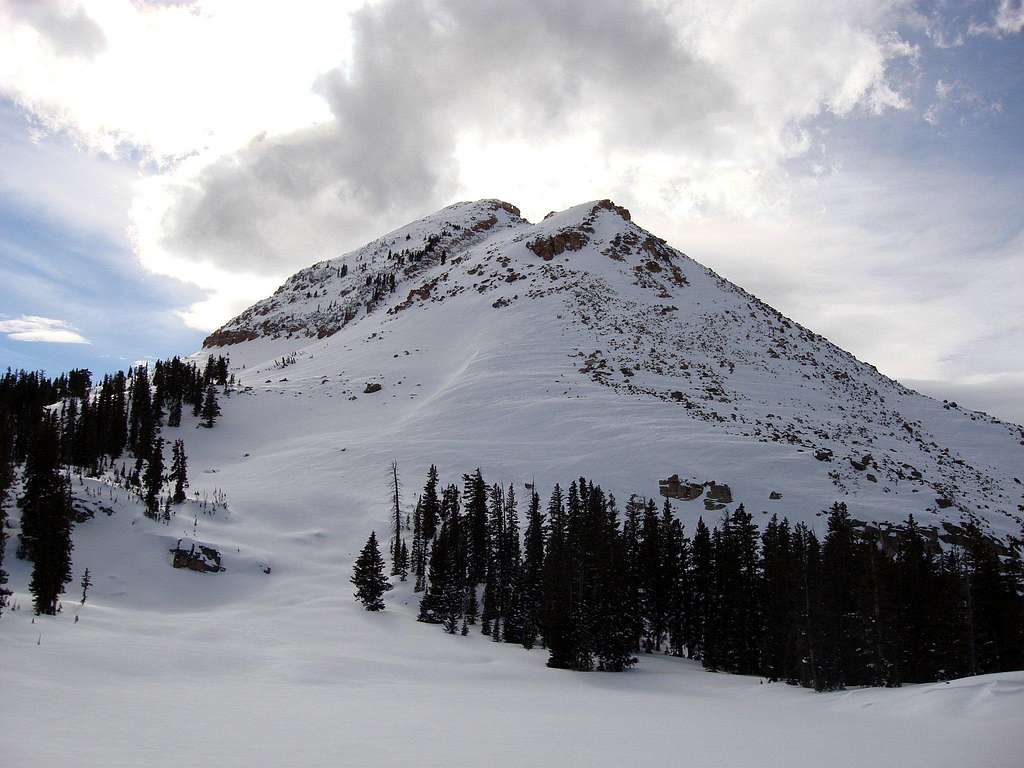 Cone Peak from the lakes of upper S M Basin