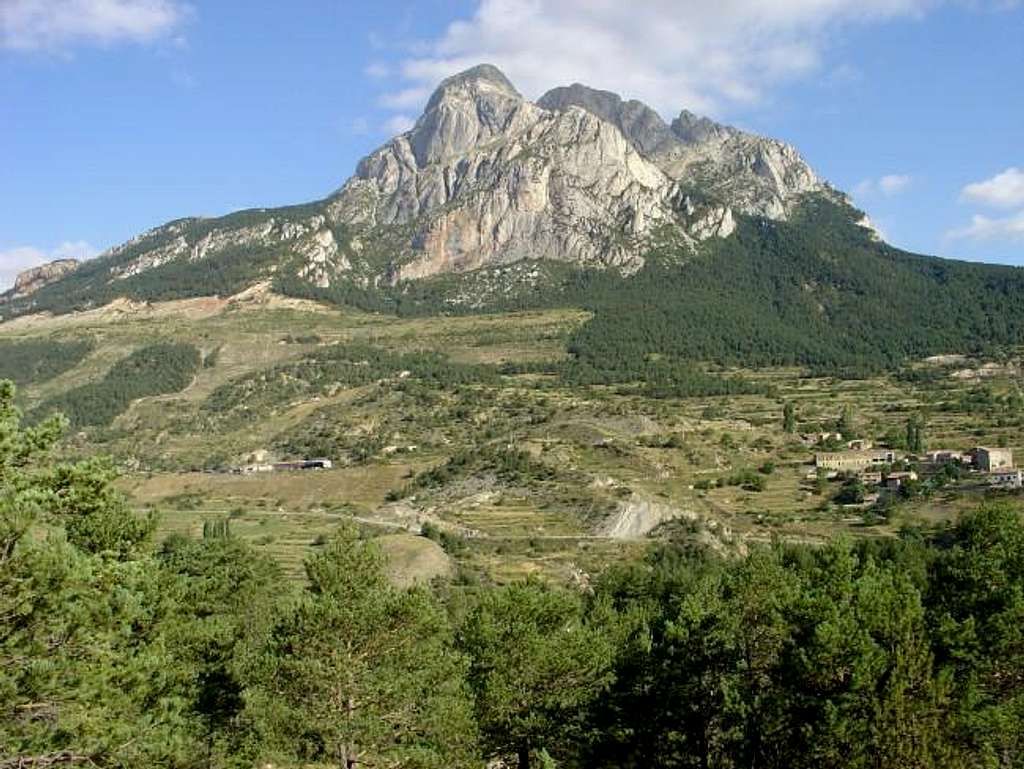 Pedraforca from old road...