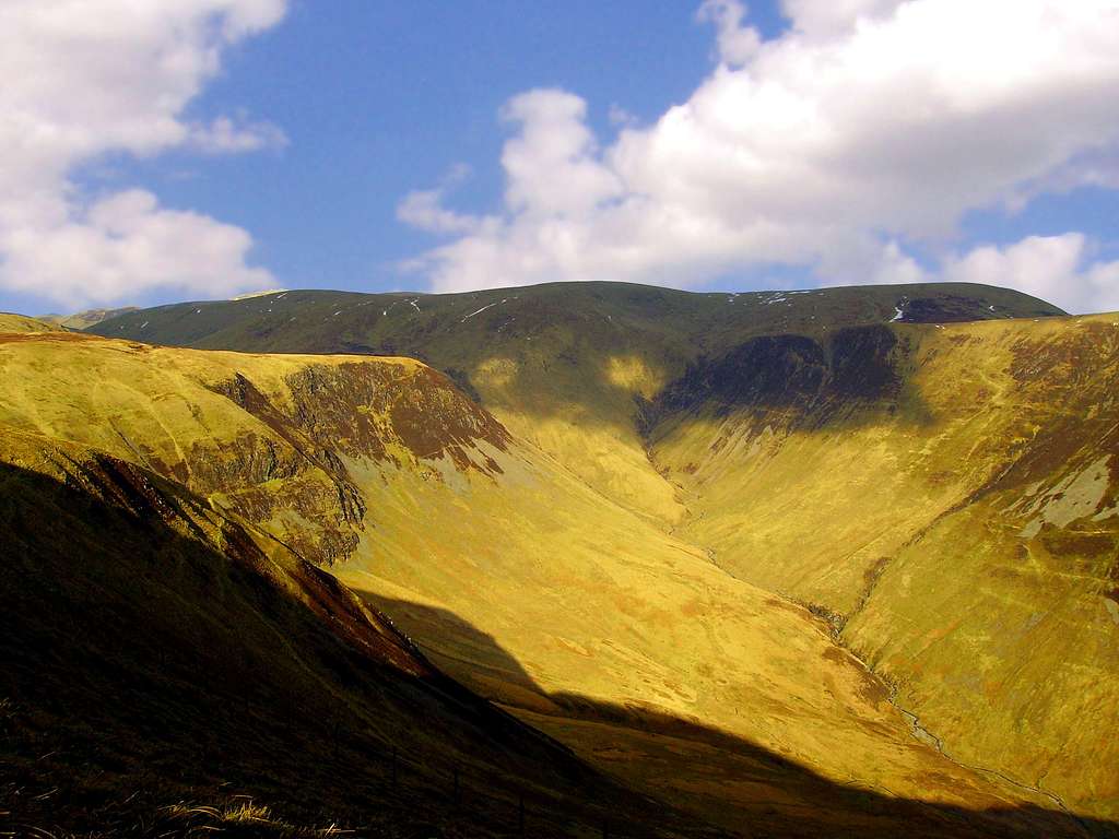 Carrifran Glen with White Coomb - From Saddle Yoke