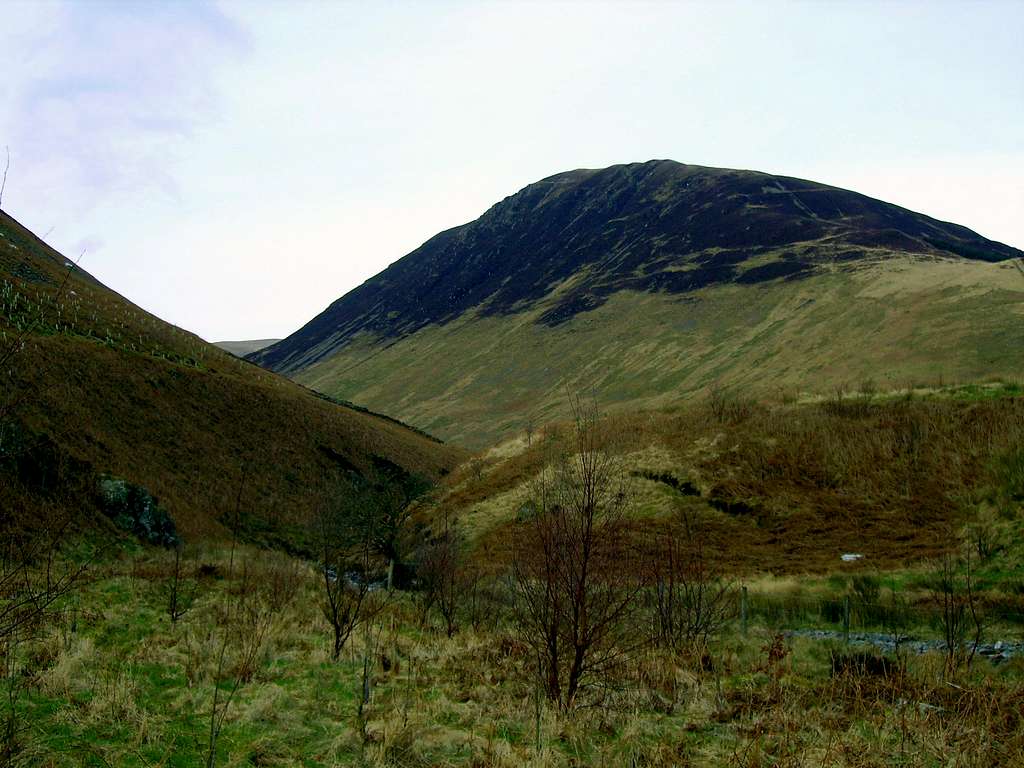 The Carrifran Ridge from Moffat Dale