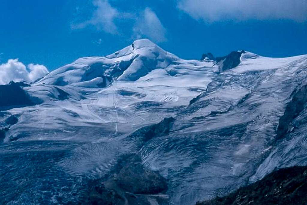 Allalinhorn with Fee Glacier...