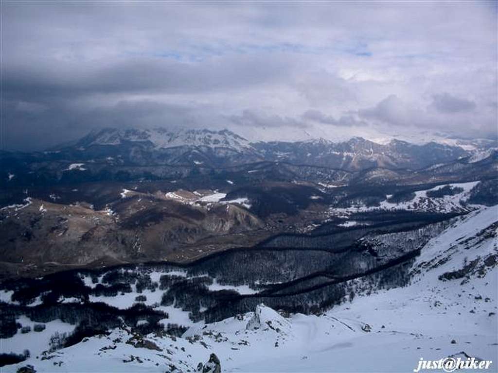 View from Drstva peak (1808m)