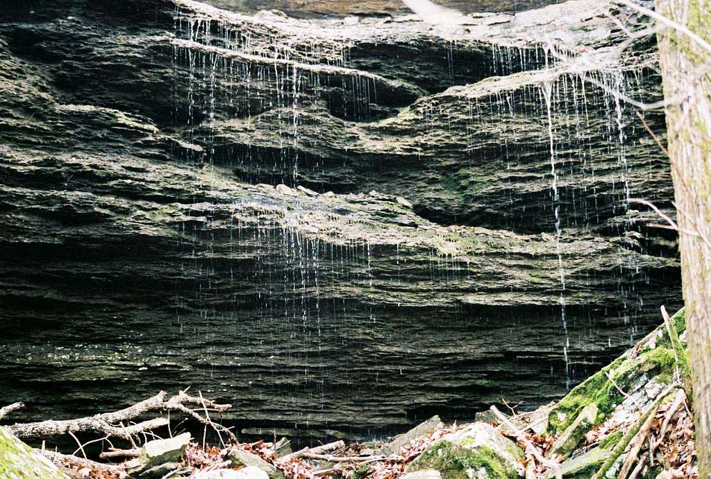 Delicate Waterfall at Devil's Den