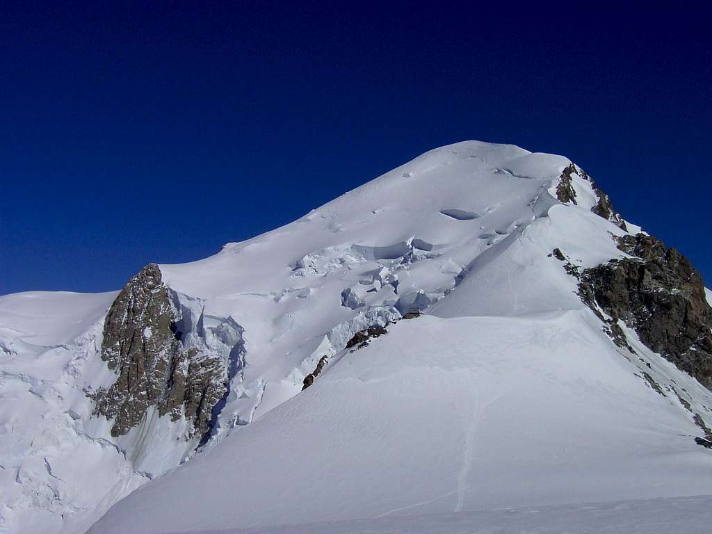 Mont Blanc with Bosses ridge