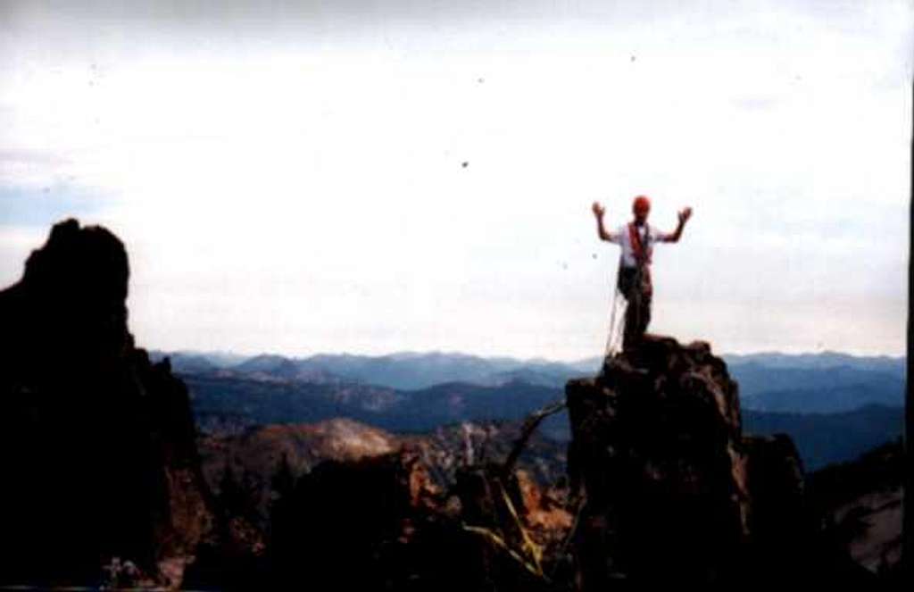 Nick on summit of Castle,...