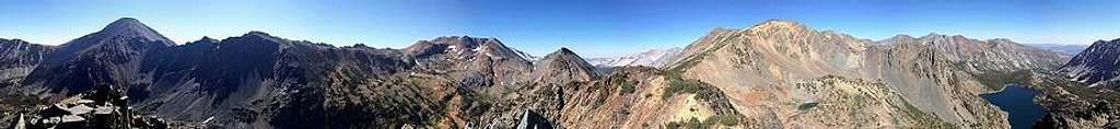 Epidote Peak summit panorama