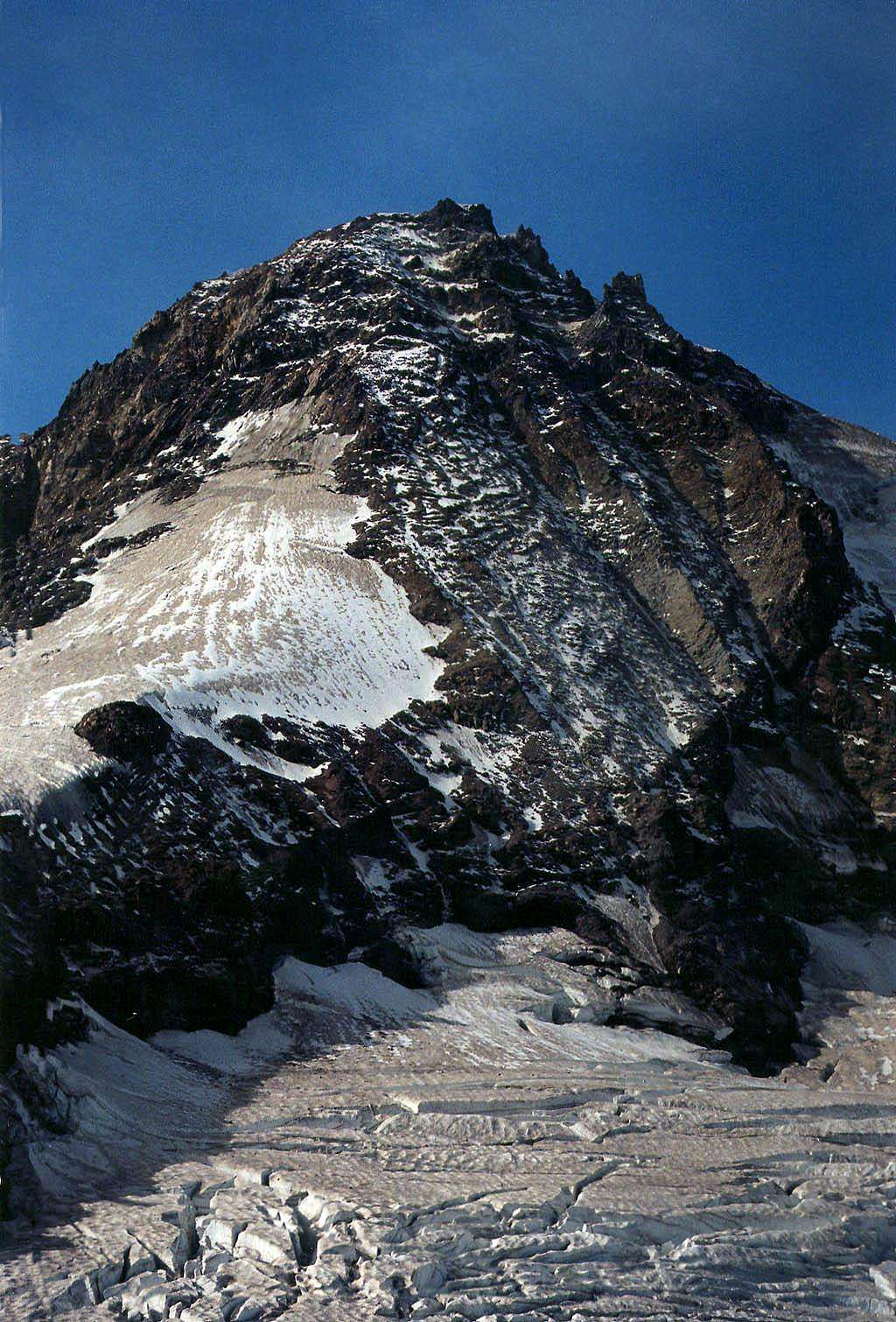Summit Plug from Cooper Spur, Near Tie In Rock