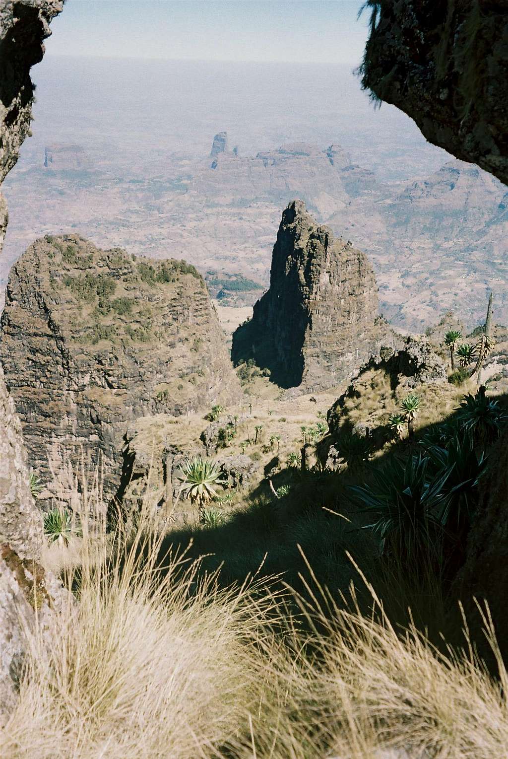 Simien mountains in the Ethiopian highland