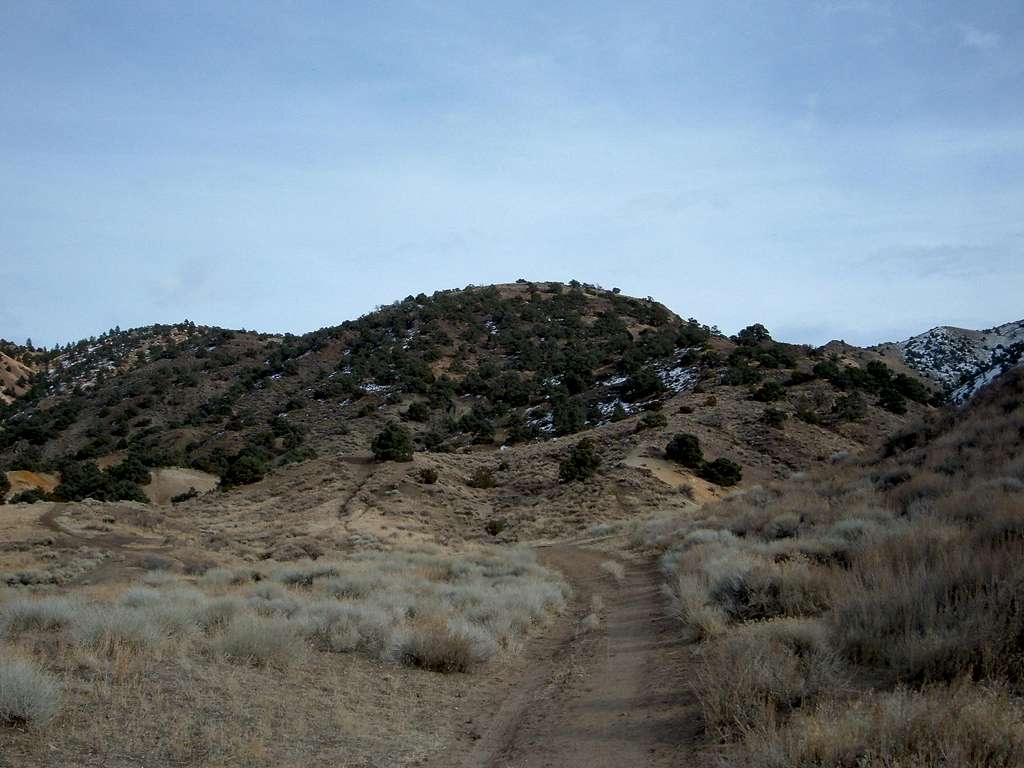 2nd route - head up this hill