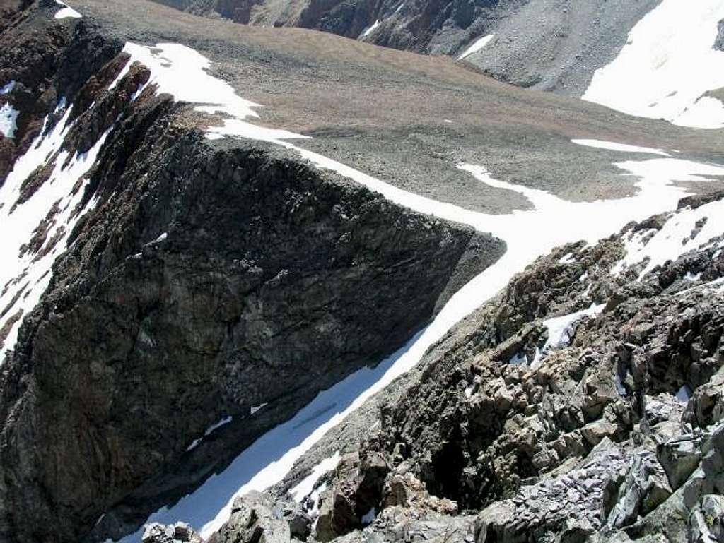 View of the Dana Couloir from...