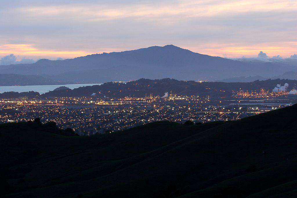 Mt. Tam as seen from the E Bay Hills