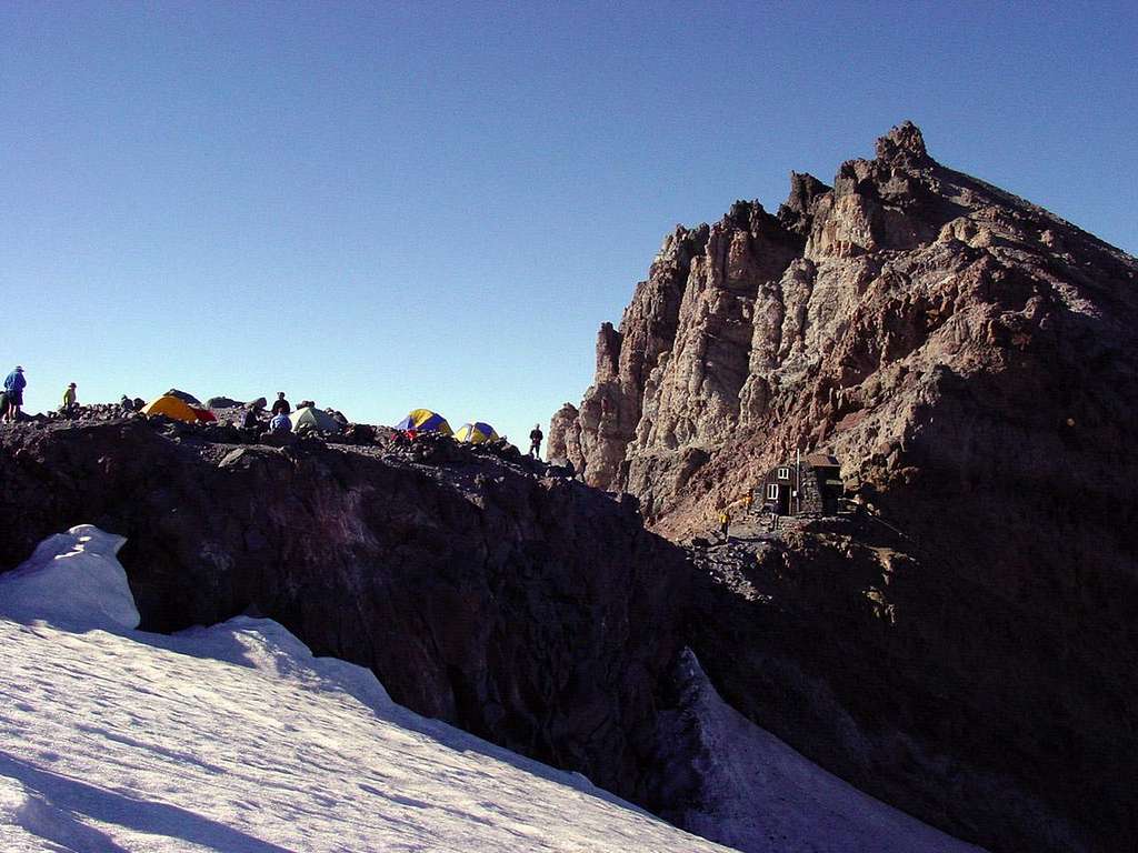 Camp Schurman and Steamboat Prow