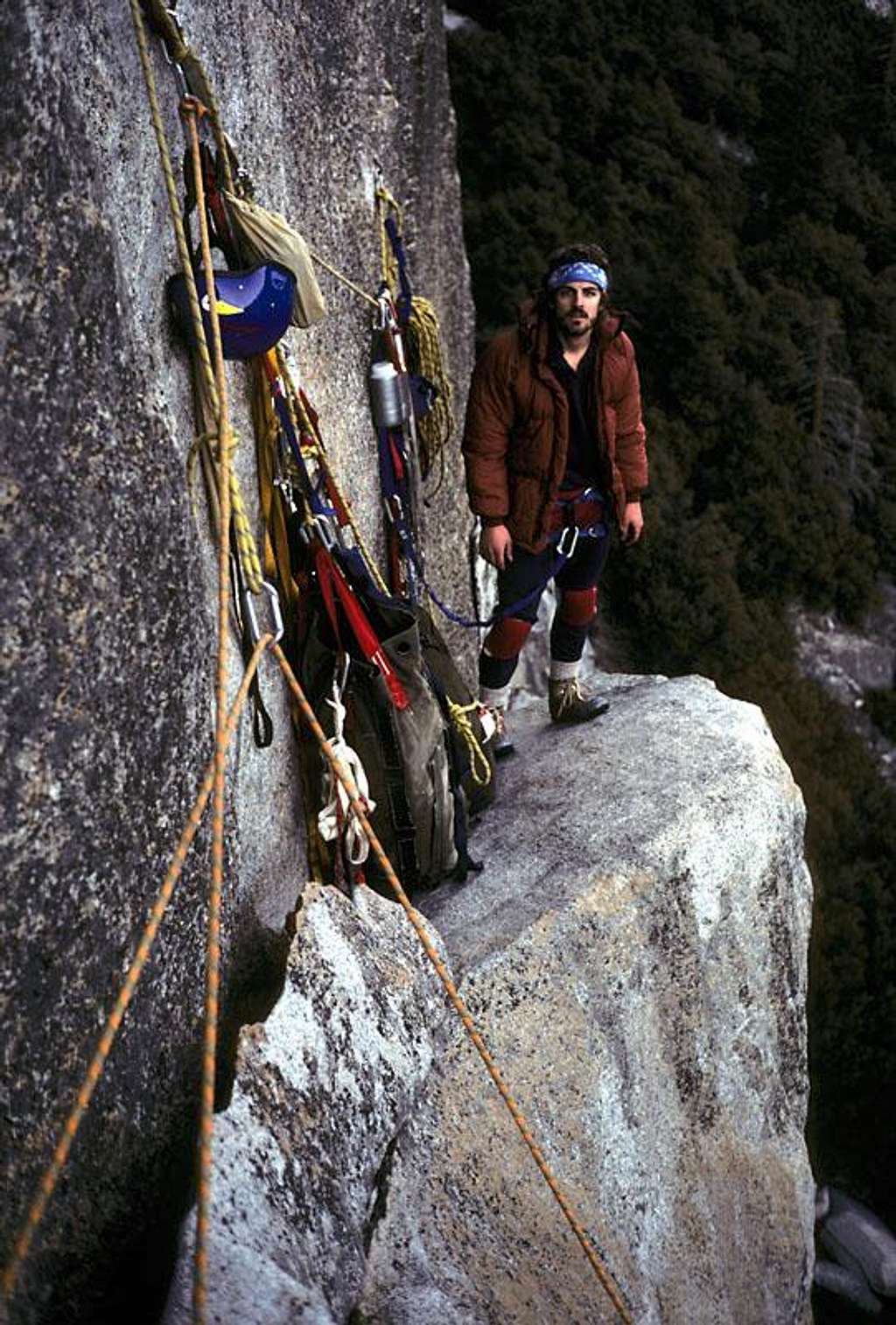 Bill Crouse on Anchorage Ledge