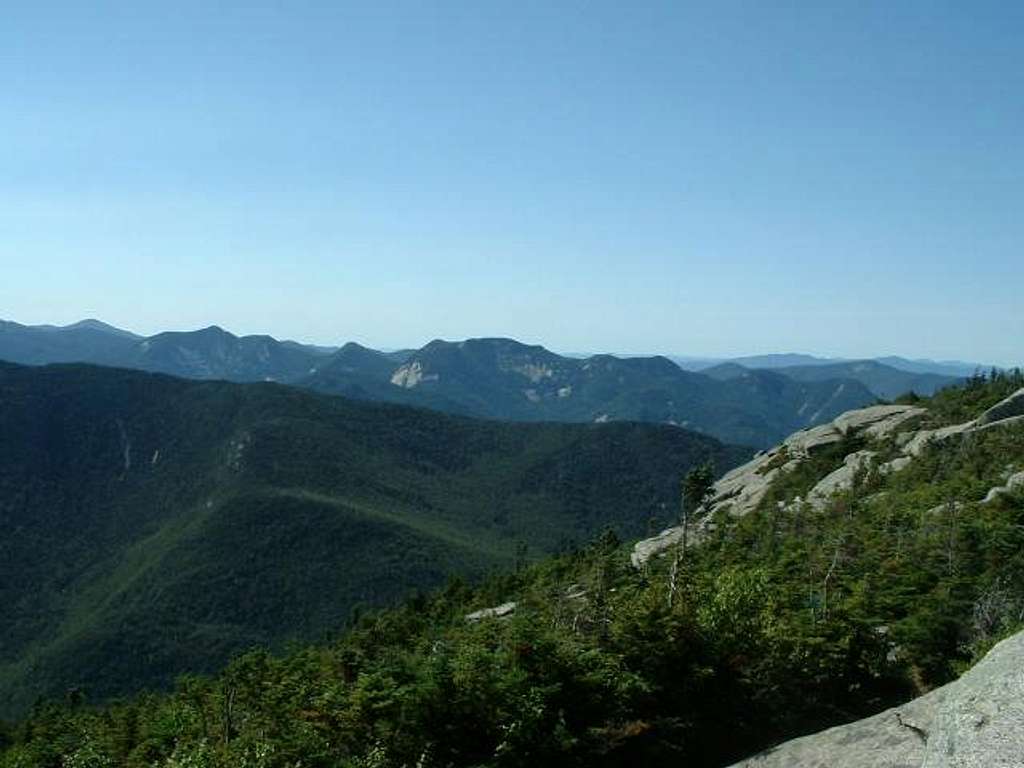 The Great Range from the summit of Dix.