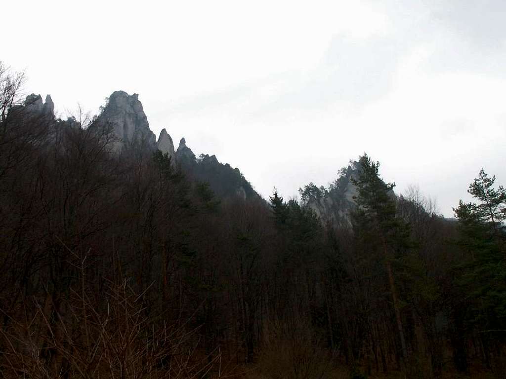 Súľovské skaly from Lúka pod Roháčom