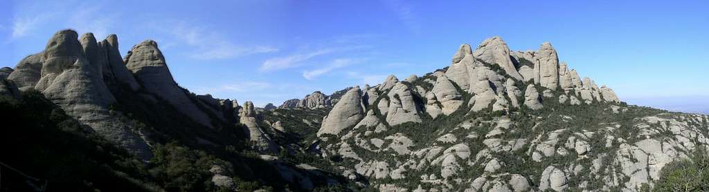 Upper Pinnacles Panorama