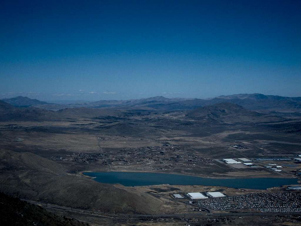 Silver Lake from the summit