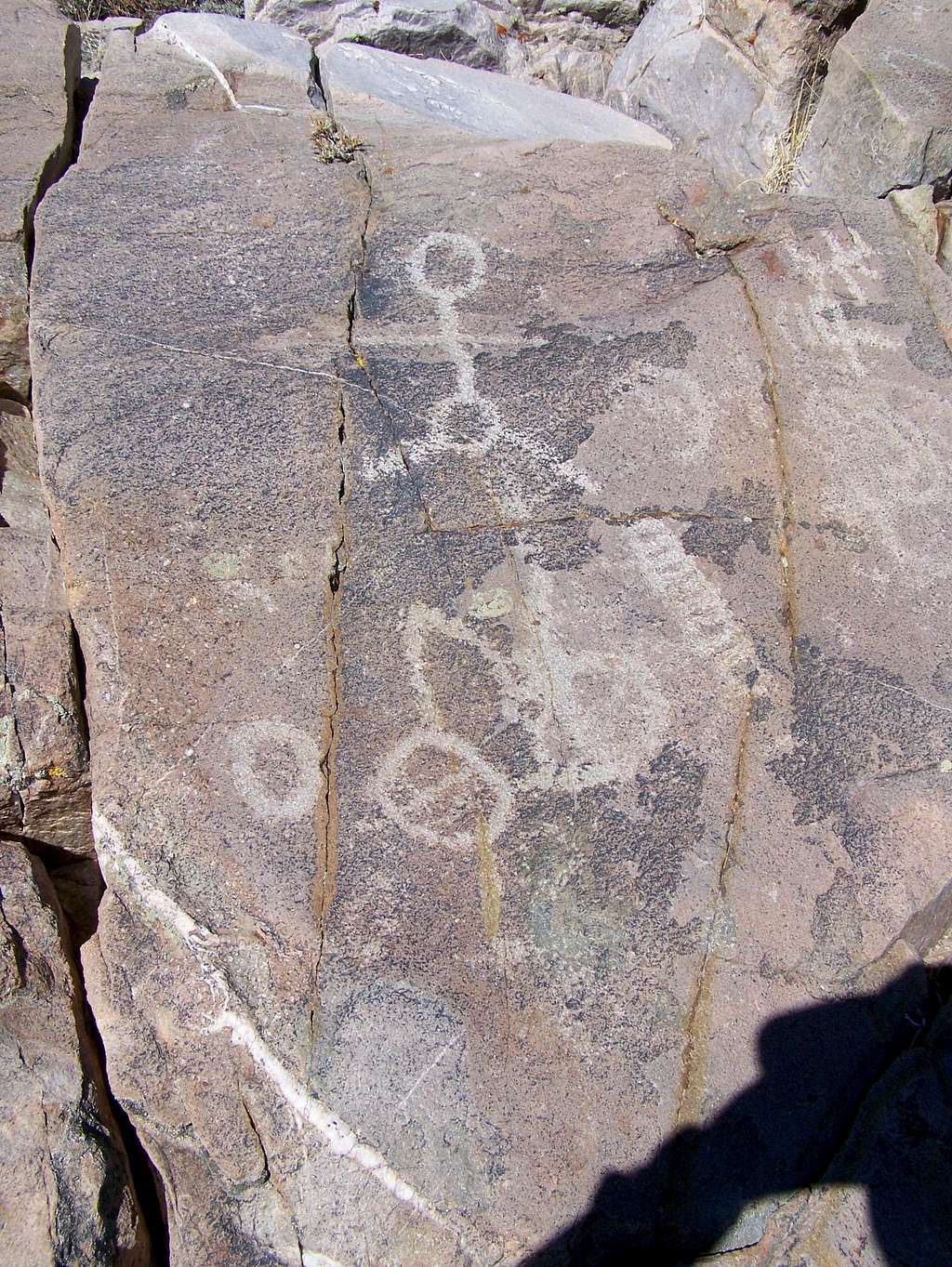Petroglyphs on Mt. Stirling