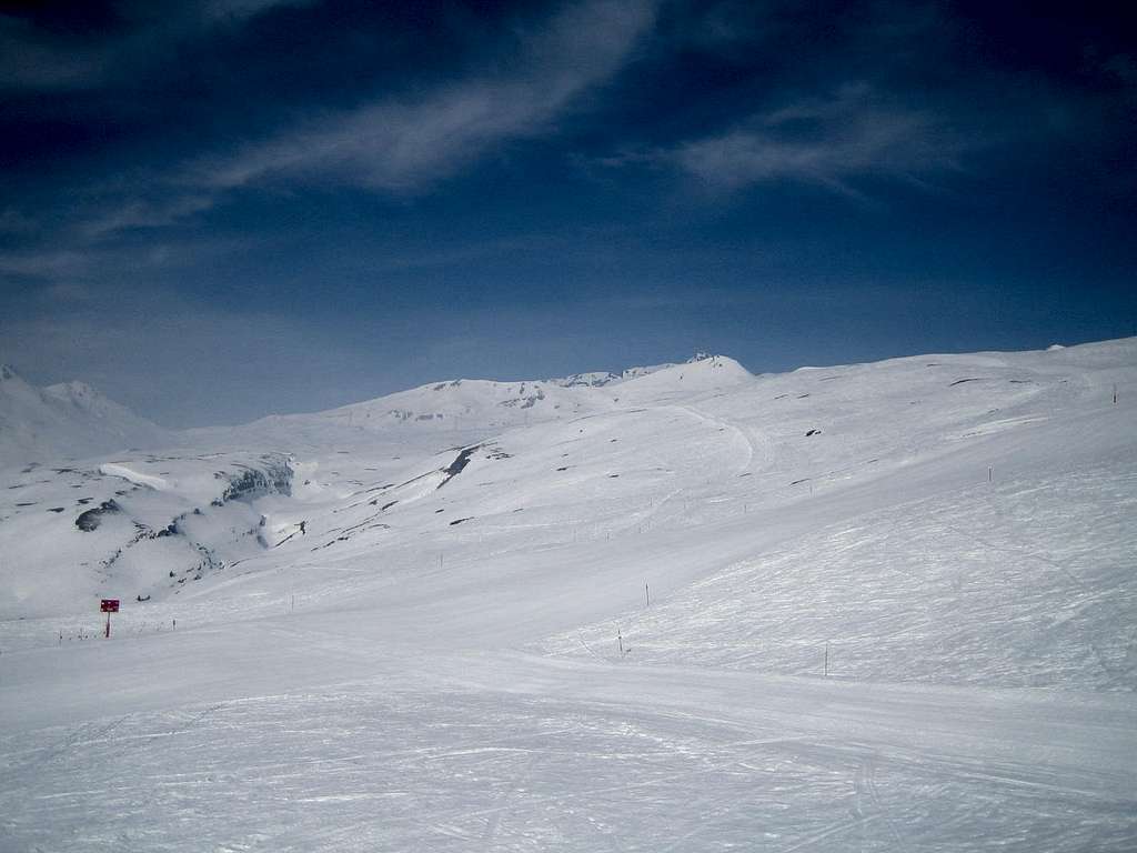 Panorama view of Flims Laax Switzerland