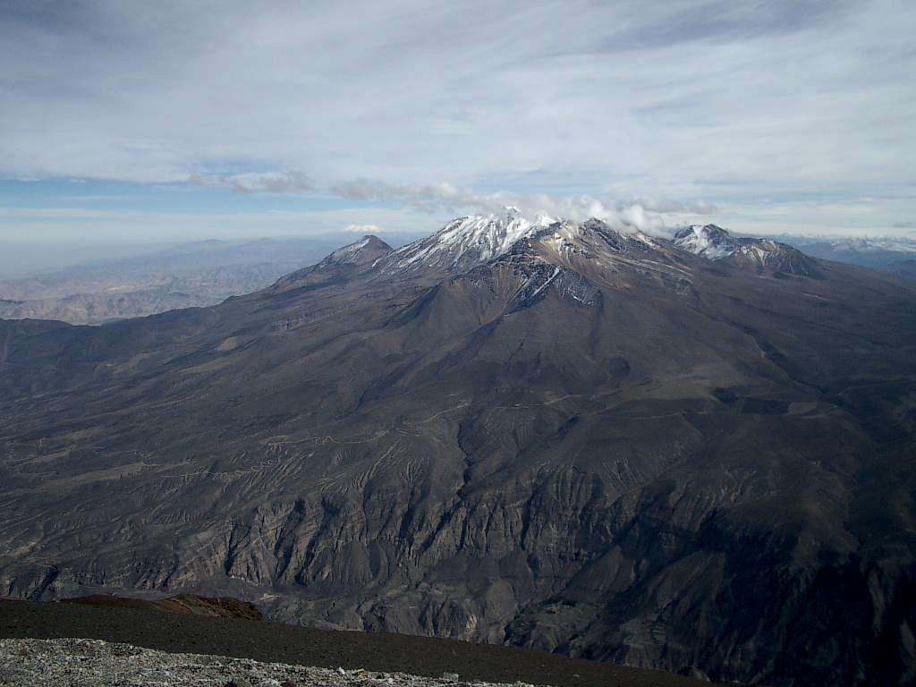 Chachani from the Summit of El Misti