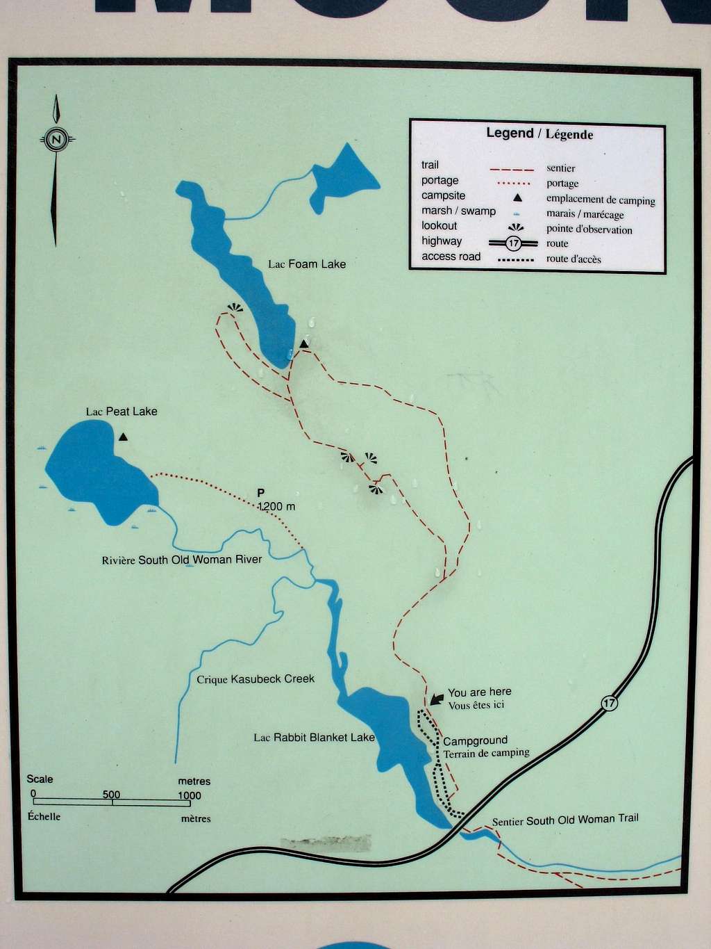 Peat Mountain Trail Map