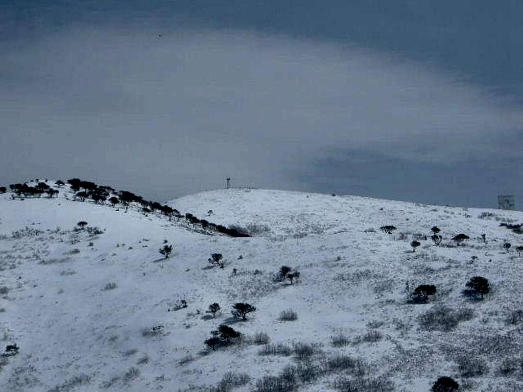 Mount Wire in snow