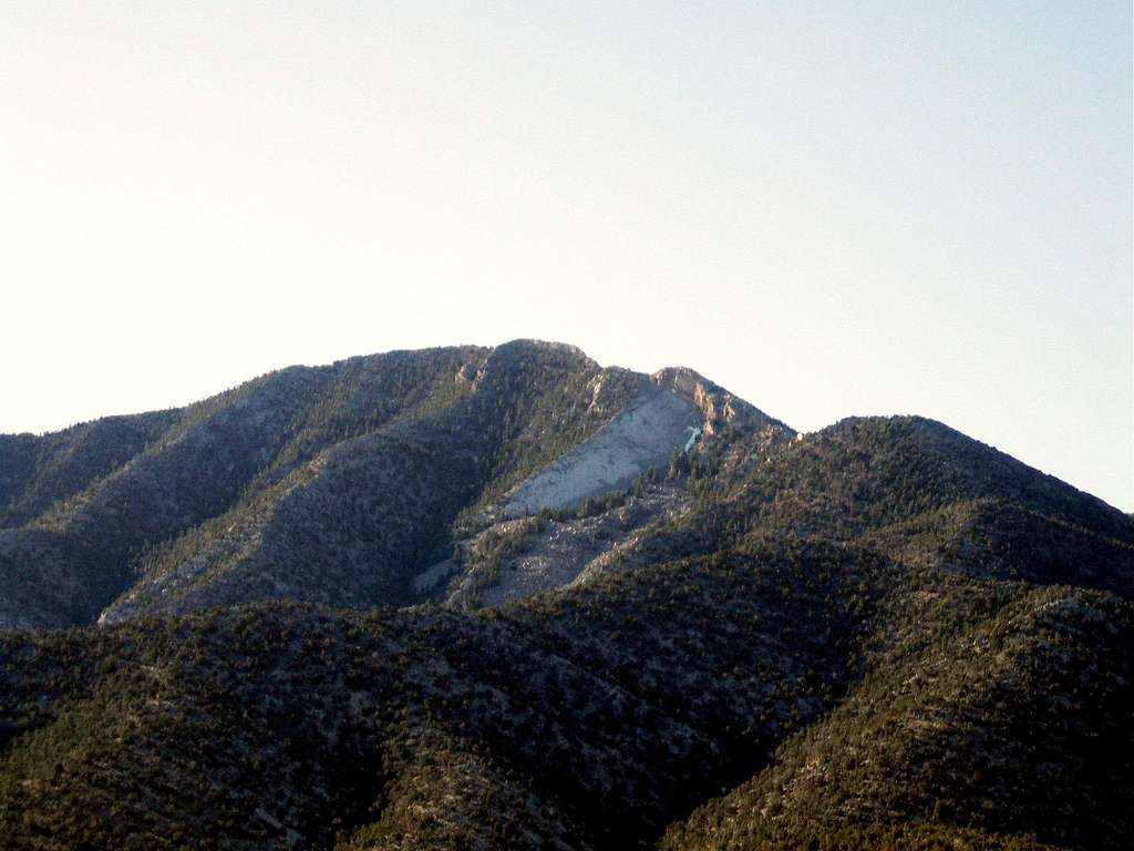 La Madre Mountain on the northern approach