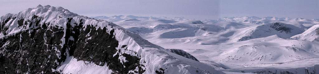 view of Snohetta summit, 03/25/2007