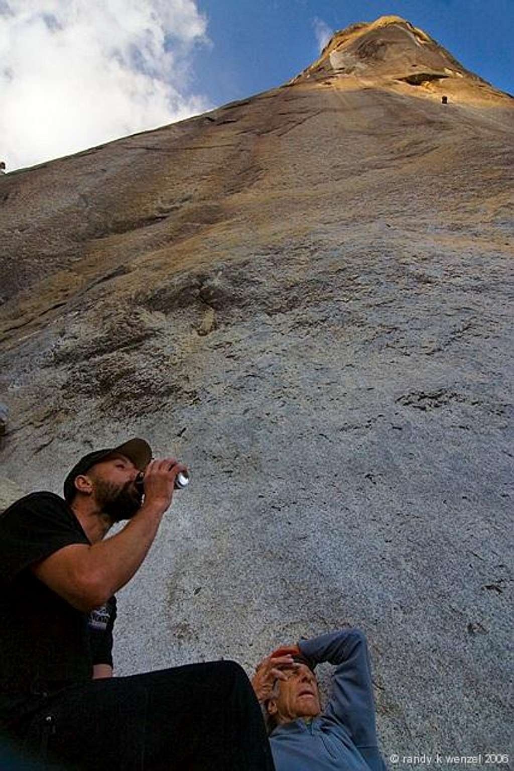 Fred and Ammon at the base of Lurking Fear