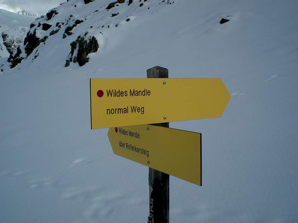Wildes mannle wintertour