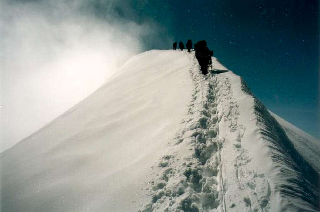 Mount Silverthrone's summit...