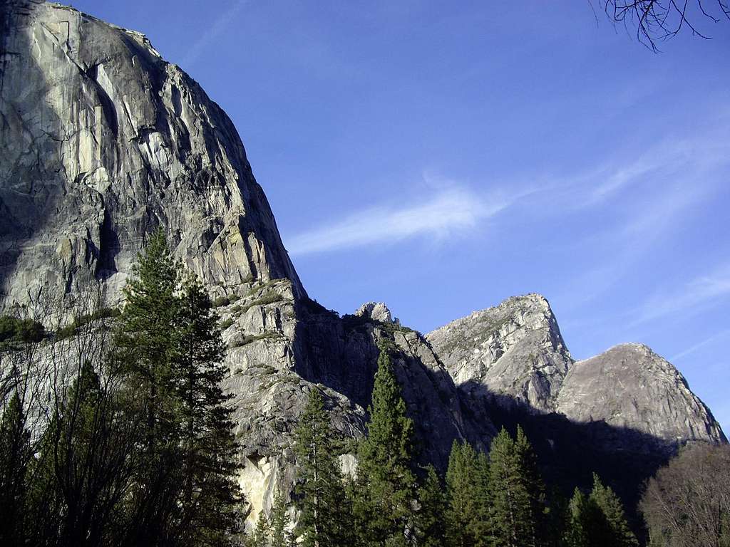 view from the Yosemite valley