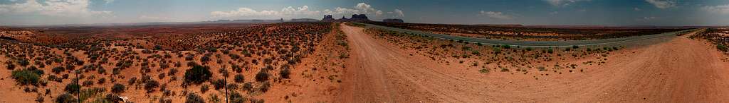Monument valley 360° panorama
