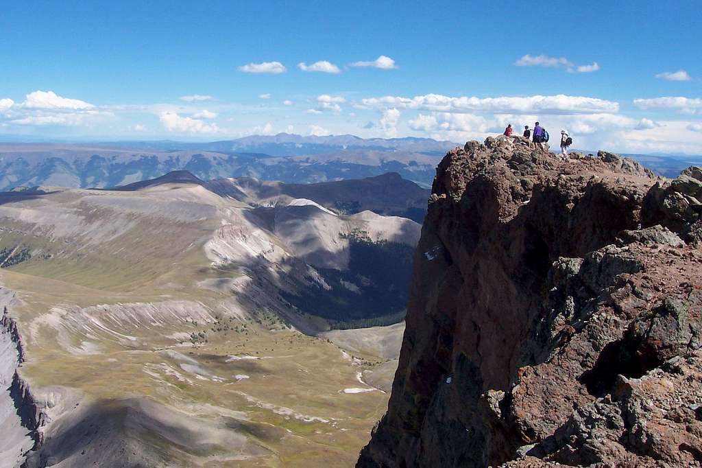 Climbers on the summit