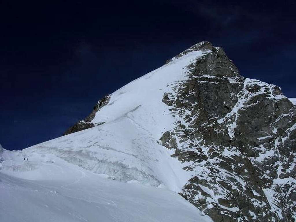 Jungfrau. Looking up at the...