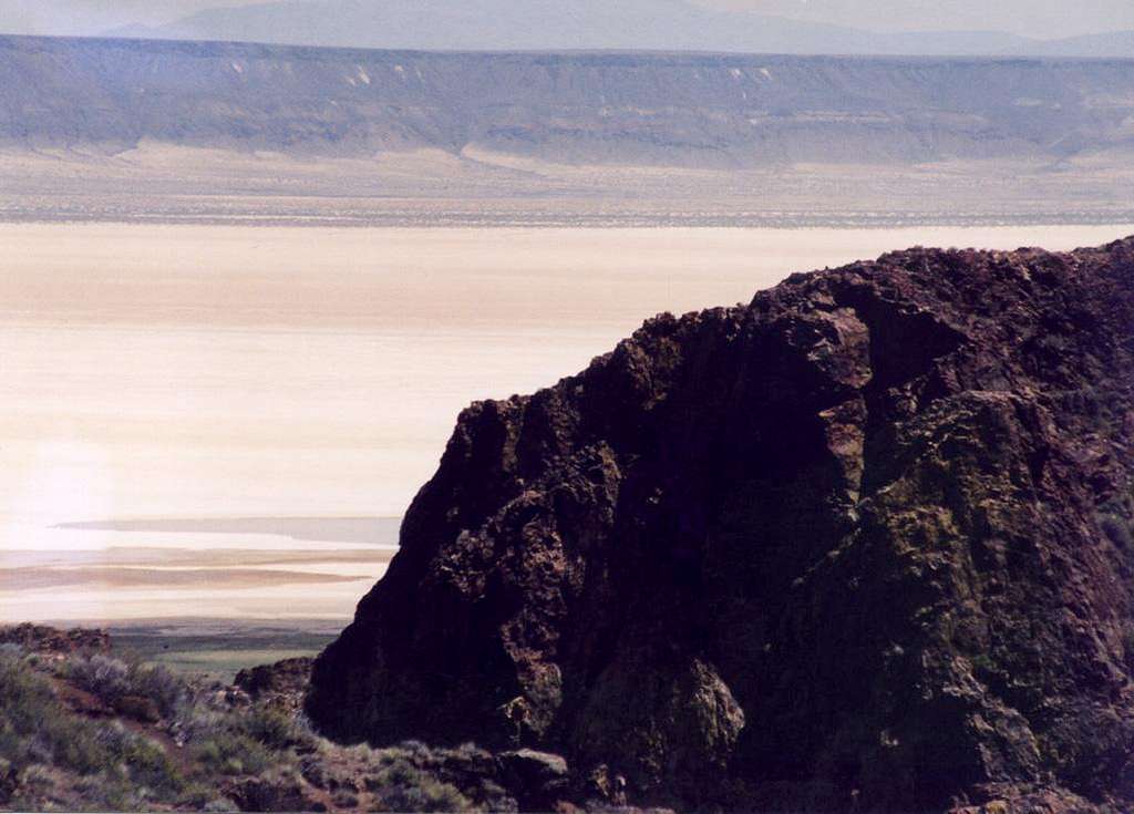 Alvord Desert from Pike Creek Canyon