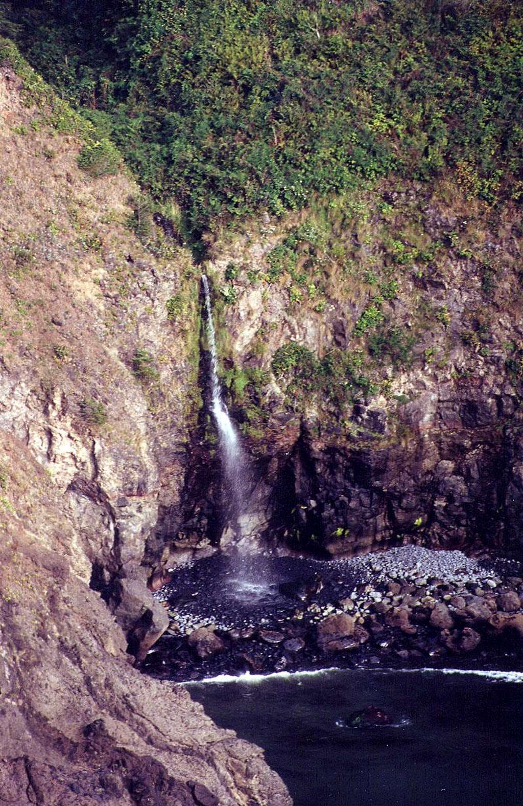 Waterfall at the Head of Hart Cove