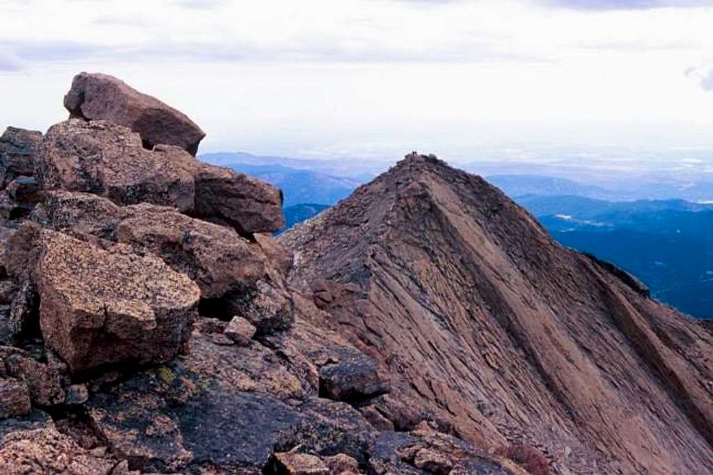 Mt Meeker west summit in...
