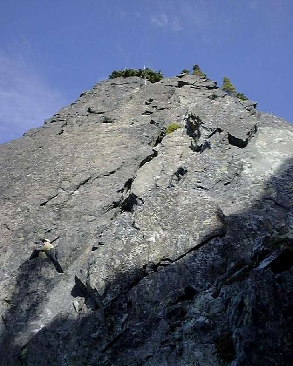 Looking up at the South Face...