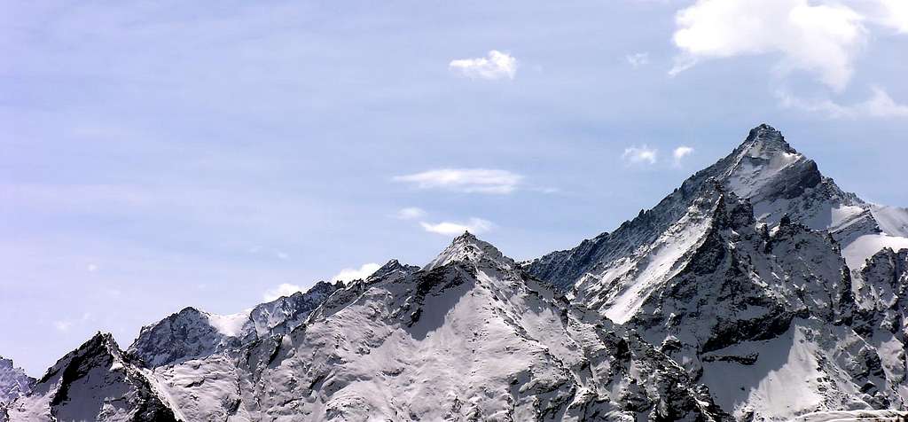Il versante n-o della Grivola (3969 m)