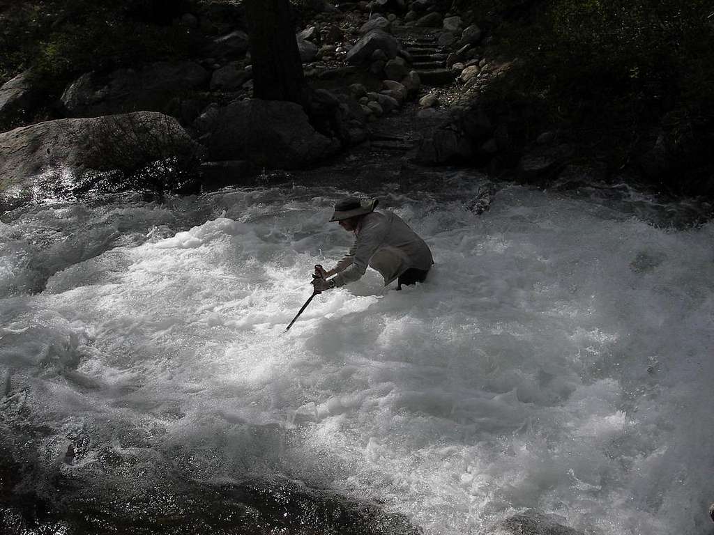 Go-Big in Fast Water, Mono Creek