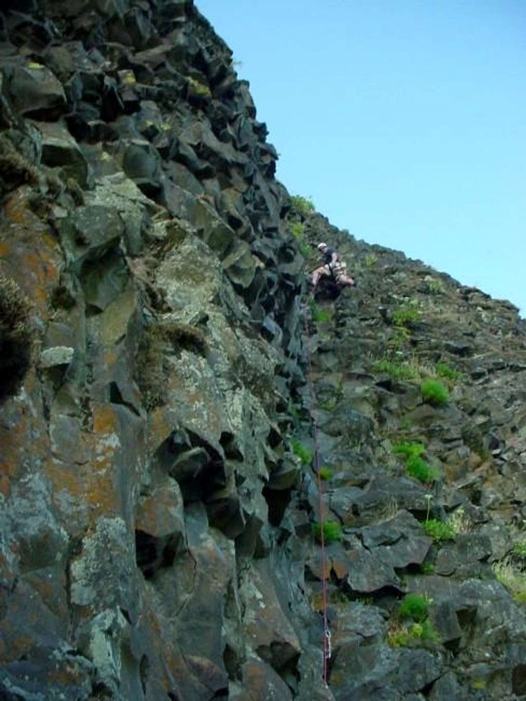 2nd pitch climbing June 2003