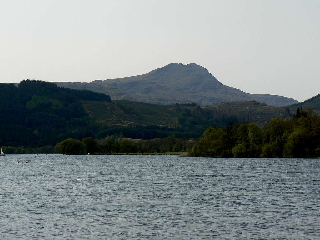 Ben Lomond over Loch Ard