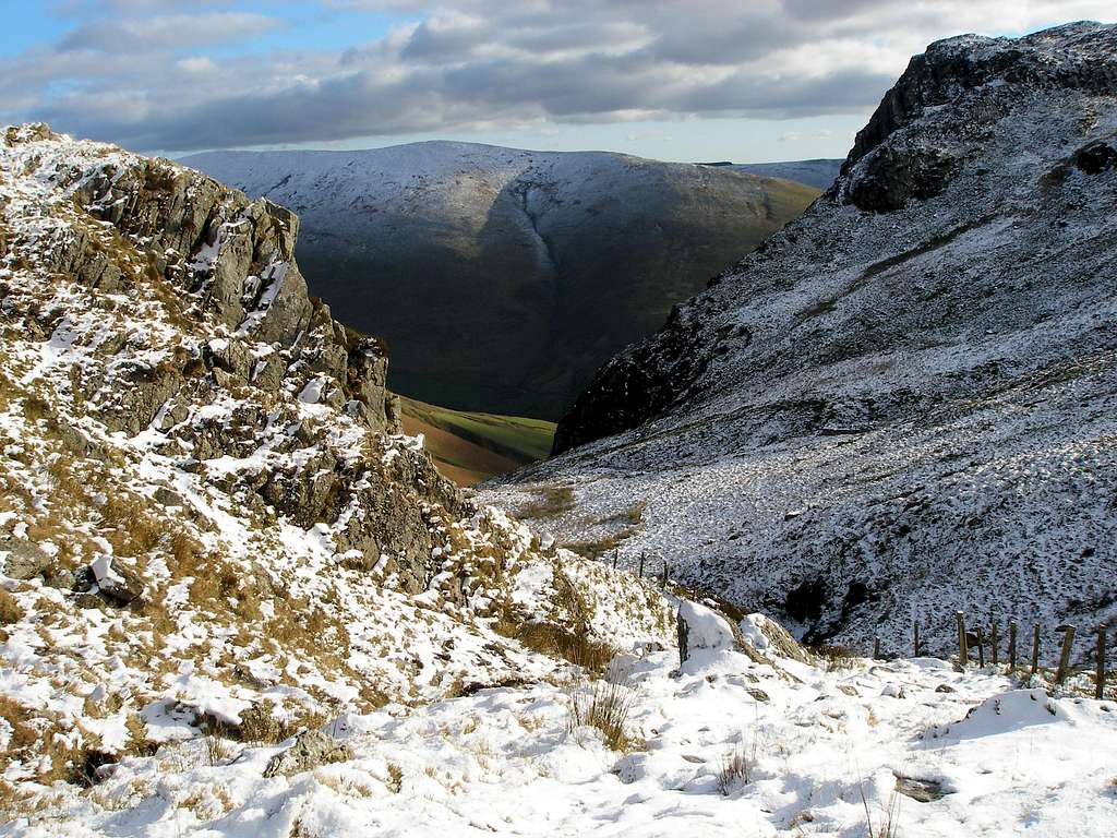 Cwm Cywarch with a bit of snow