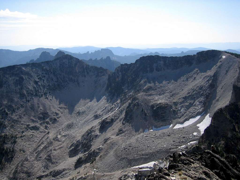 View SE from the summit