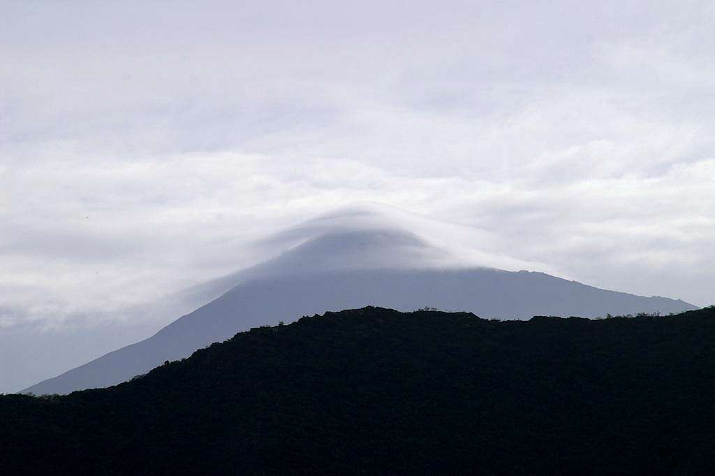 Lenticular clouds above Teide
