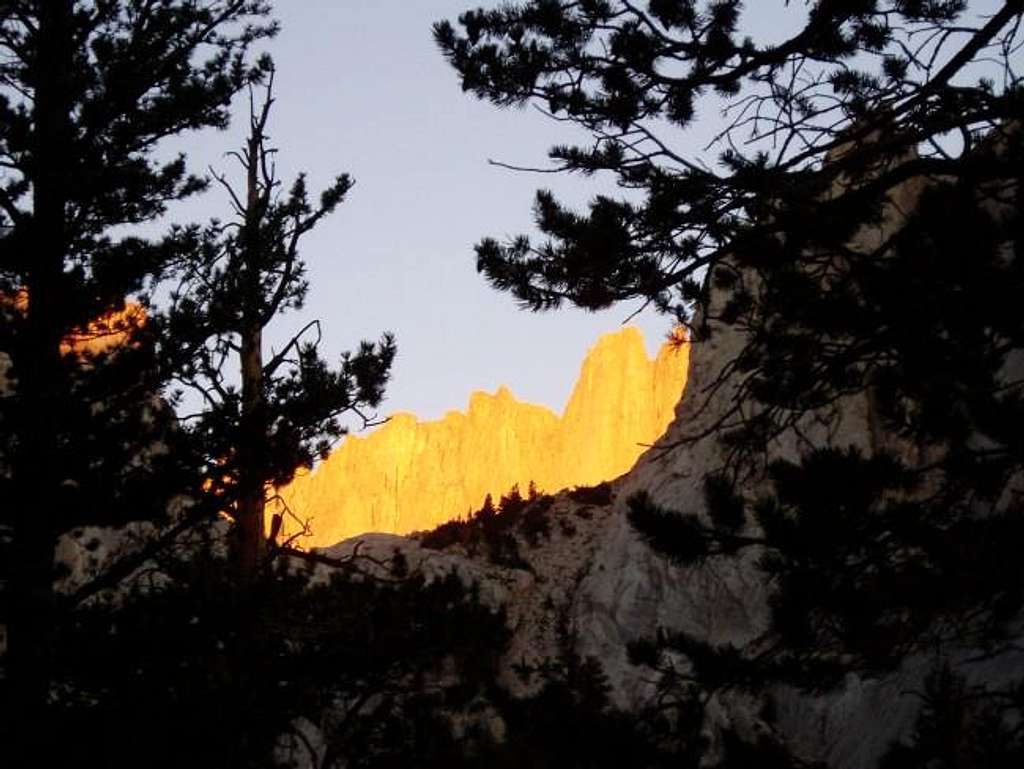 Sunrise from Mirror Lake